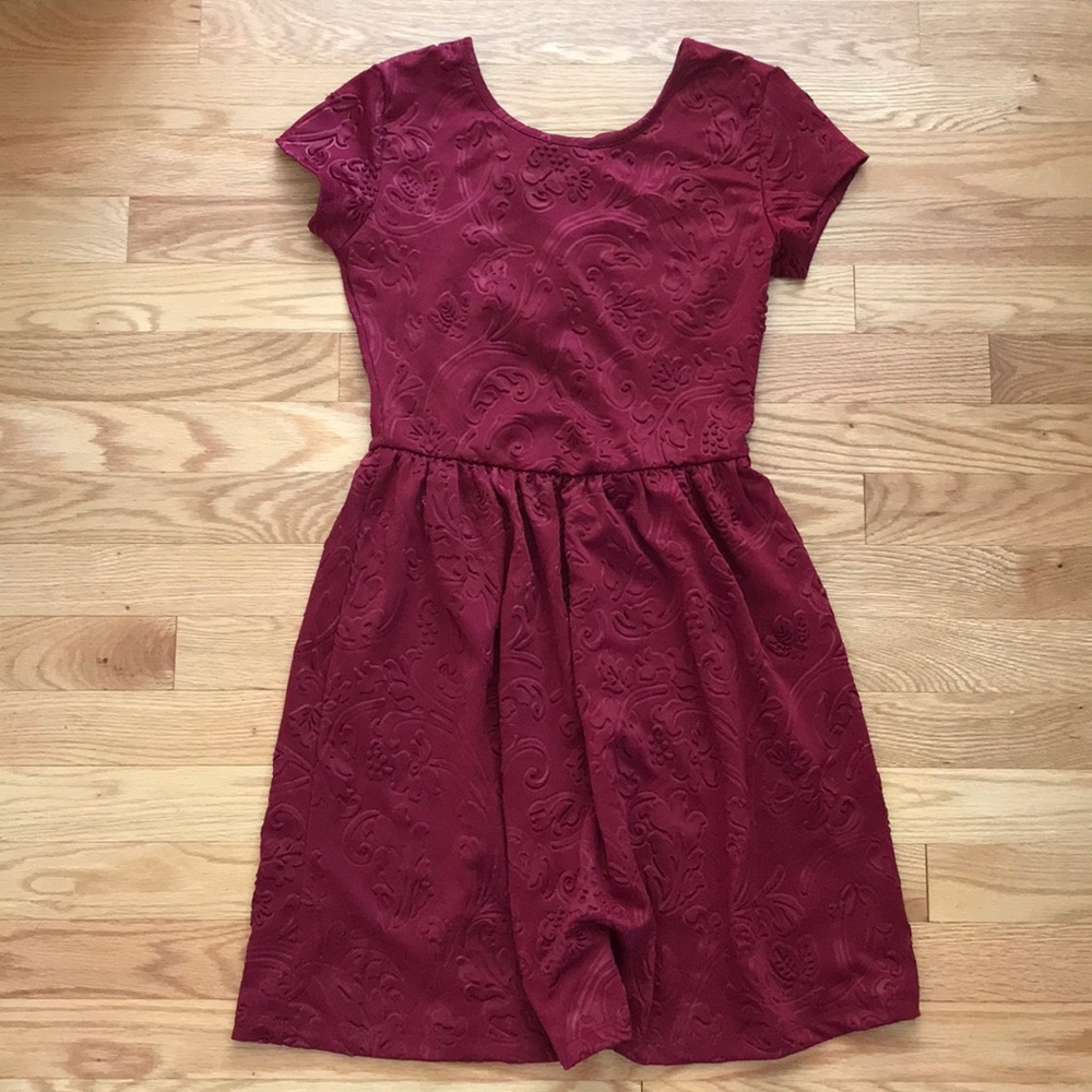 Open back dress